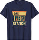 Cool Gas Station Outfit for Petrol Station and Gasoline Fans T-Shirt - T-Shirt | Navy