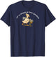 Off to Wrangle My Feral Grandkids Goose Mother's Day T-Shirt - T-Shirt | Navy