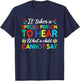 It Takes A Special Person To Hear What A Child Cannot Say T-Shirt - T-Shirt | Navy