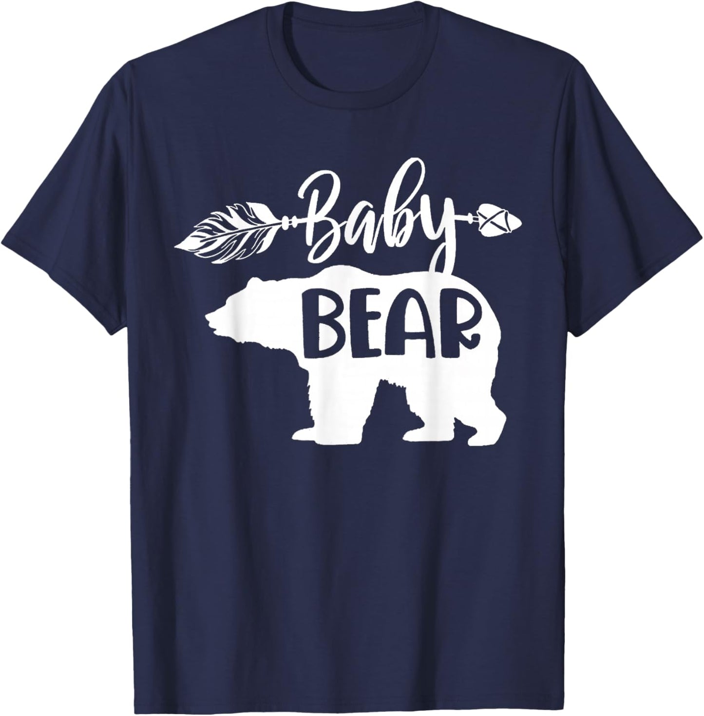 Funny Baby Bear Family Matching Kid Men Women Gifts T-Shirt - T-Shirt | Navy