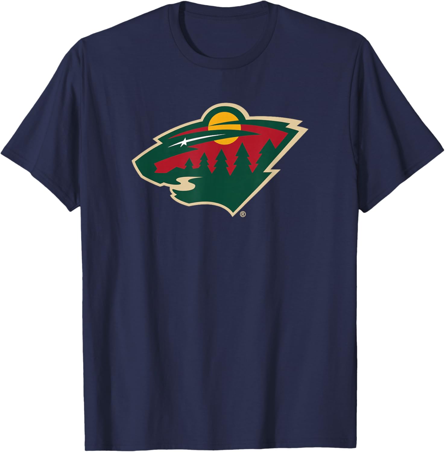 Minnesota Wild Icon Officially Licensed T-Shirt - T-Shirt | Navy