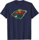 Minnesota Wild Icon Officially Licensed T-Shirt - T-Shirt | Navy