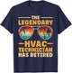 Retired HVAC Technician Retirement T-Shirt - T-Shirt | Navy