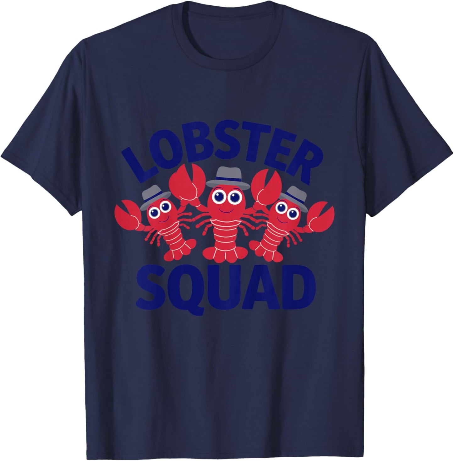 Kids Childrens Lobster Kids T-Shirt - T-Shirt | Navy