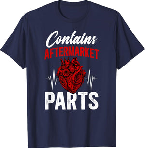 Open Heart Surgery Recovery Funny Open Heart Surgery Warrior T-Shirt - T-Shirt | Navy
