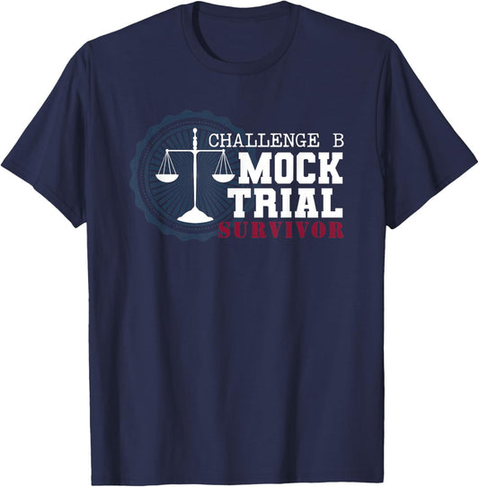Challenge B Mock Trial Survivor Classical Education T-Shirt - T-Shirt | Navy