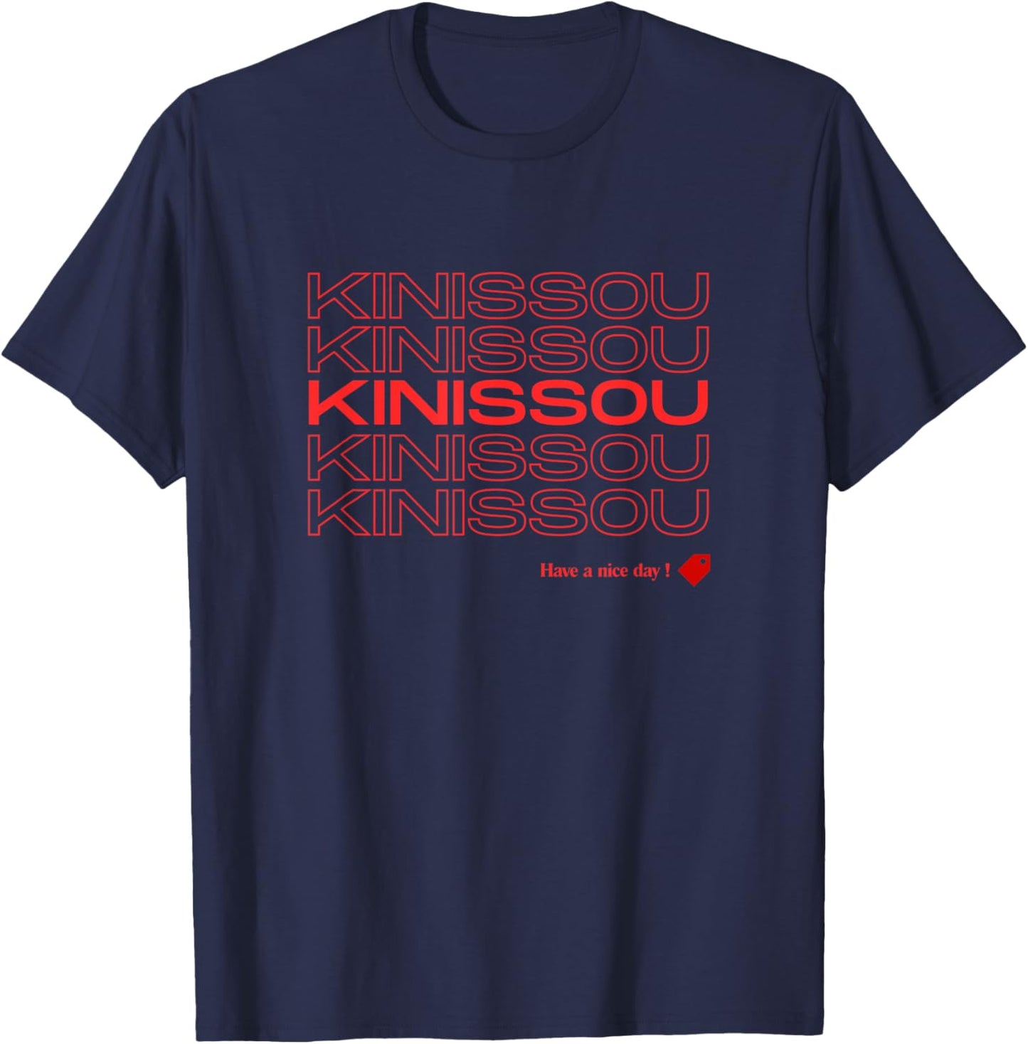 Kinissou Chuukese Thank You | Micronesian Pride T-Shirt - T-Shirt | Navy