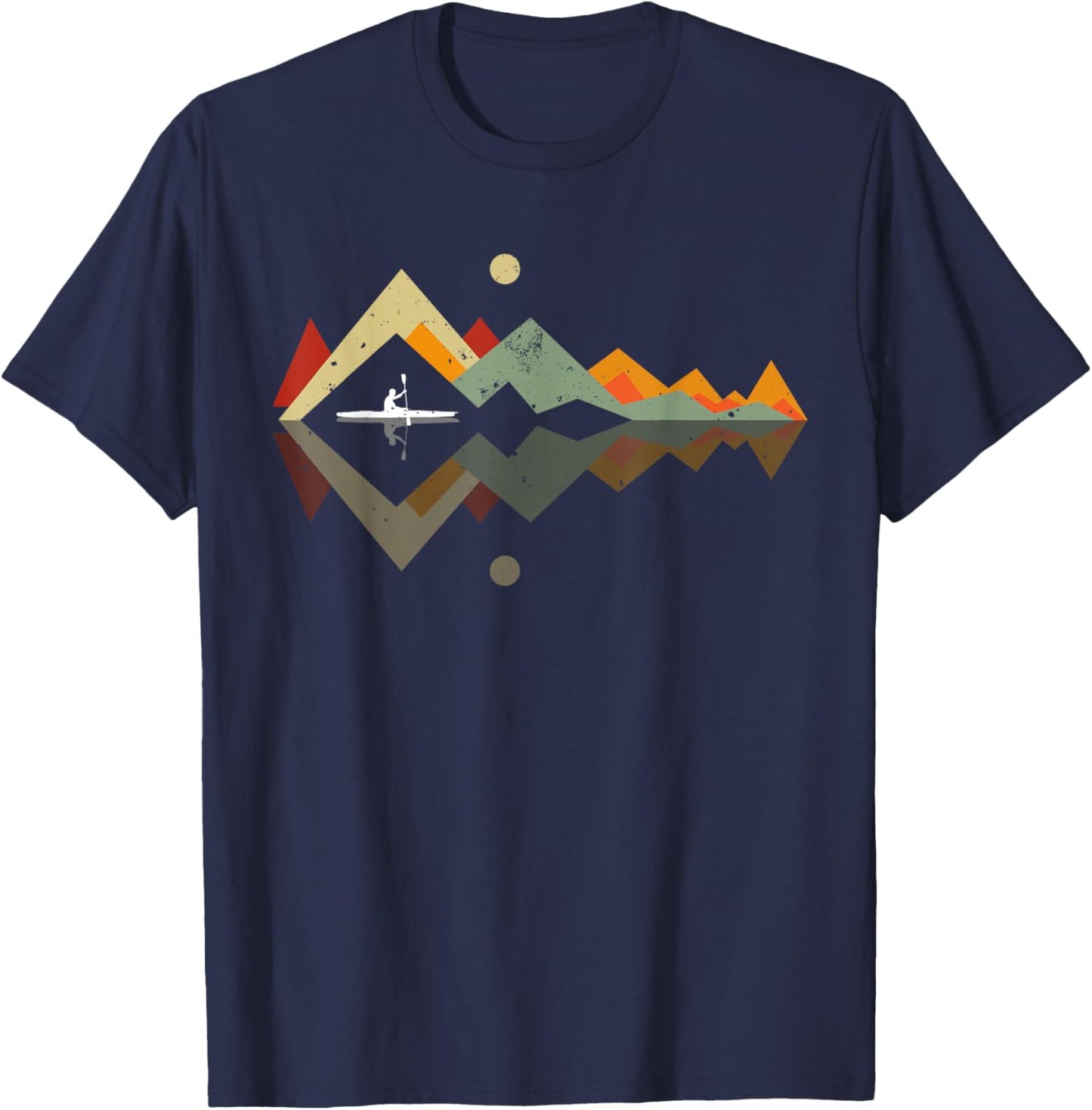 Watersports Kayaking Kayaker Canoeing T-Shirt - T-Shirt | Navy