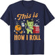 ICU Nurse Halloween Rapid Response Team RT Spooky Crash Cart T-Shirt - T-Shirt | Navy