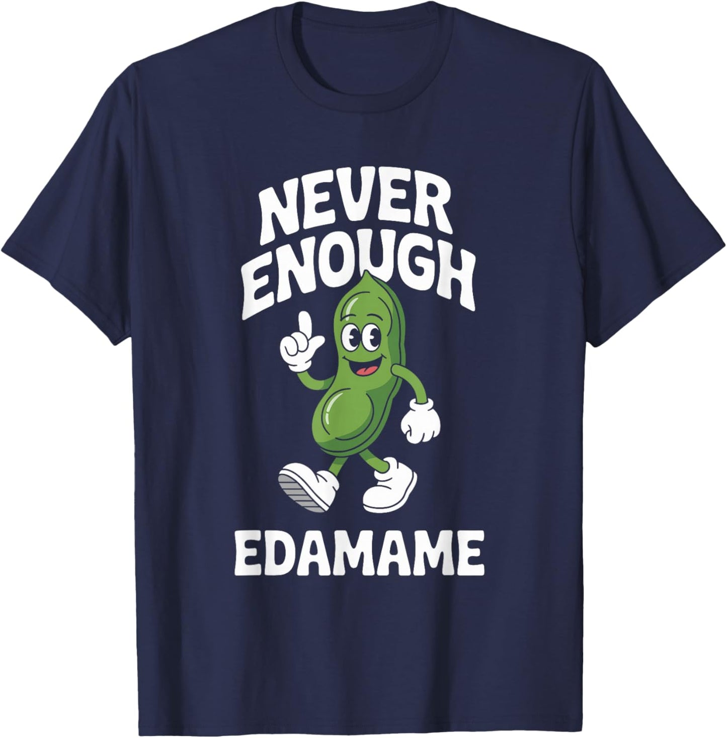 Funny Edamame Retro T-Shirt - T-Shirt | Navy