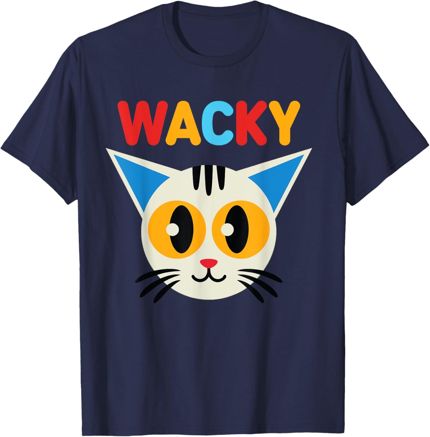 Wacky Costume Mismatch Day Outfit funny cat for wacky days Women Kids T-Shirt - T-Shirt | Navy