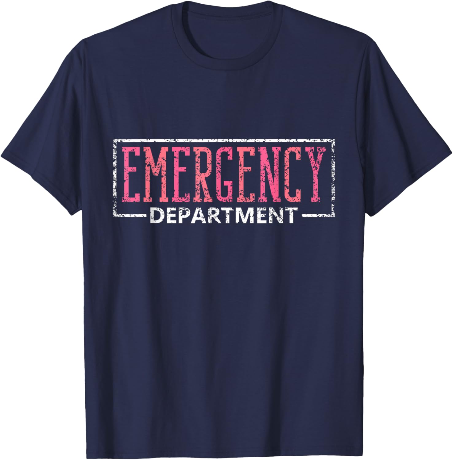 Emergency Department Nurses Nursing Icu Emergency Nurse T-Shirt - T-Shirt | Navy