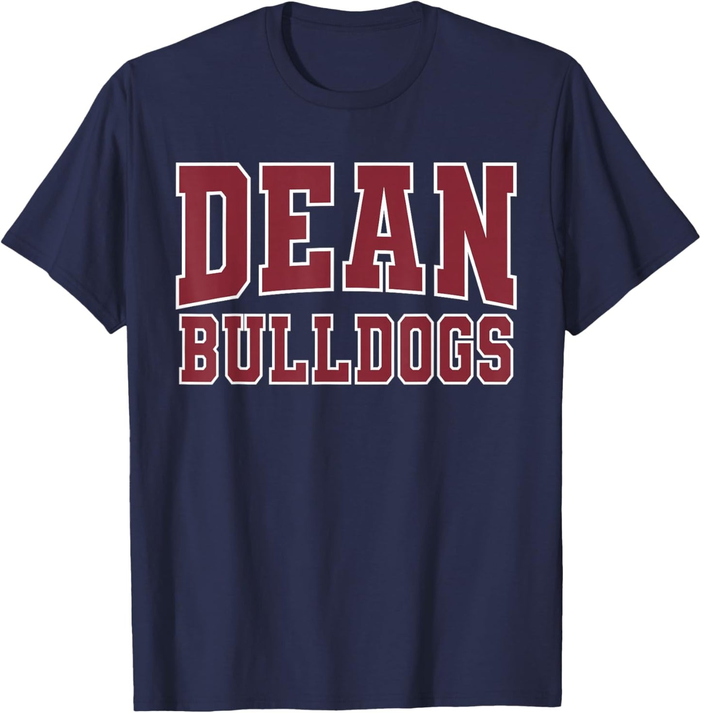 Dean College Bulldogs Apparel Sports Fan T-Shirt - T-Shirt | Navy