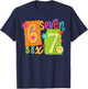 Funny Six Seven 6 7 Meme 67 Shirt Women Girls Kids T-Shirt - T-Shirt | Navy