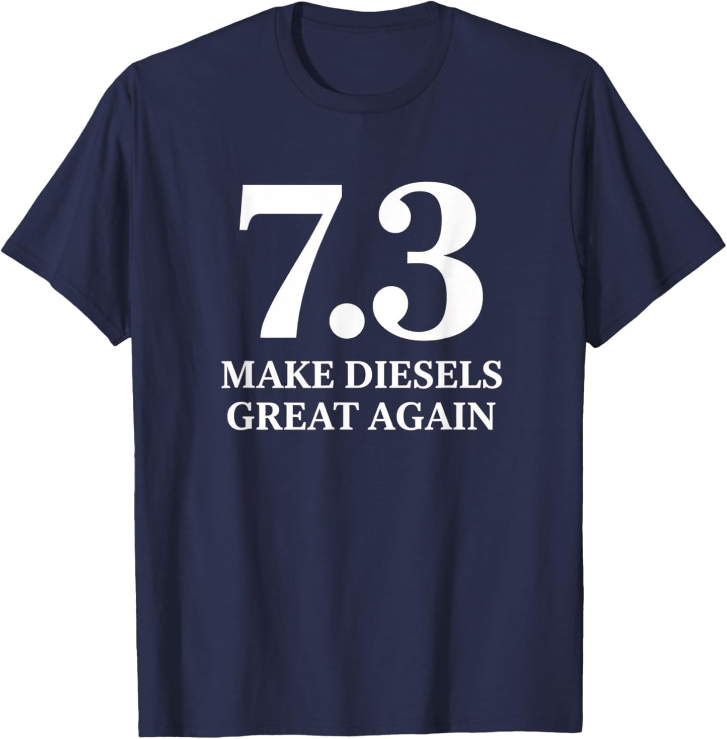 Trucks & Off-Road, 7.3 Pride Statement T-Shirt - T-Shirt | Navy