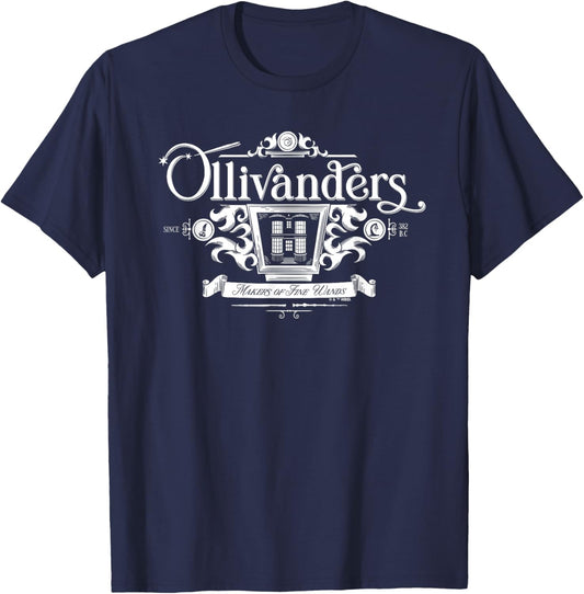 Harry Potter Olivanders T-Shirt - T-Shirt | Navy