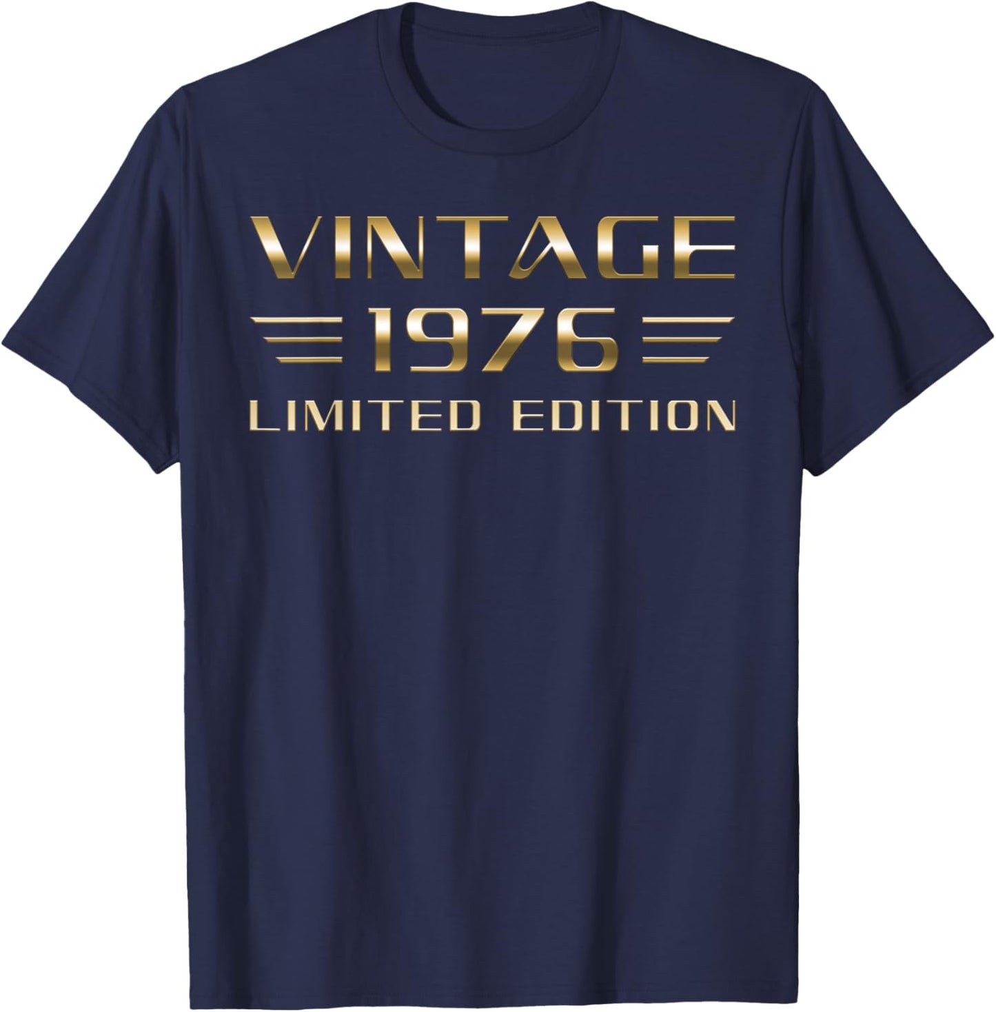 Vintage 1976 Limited Edition Classic Car 50th Birthday T-Shirt - T-Shirt | Navy