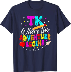 TK Funny TK Teacher Transitional Kindergarten Student T-Shirt - T-Shirt | Navy