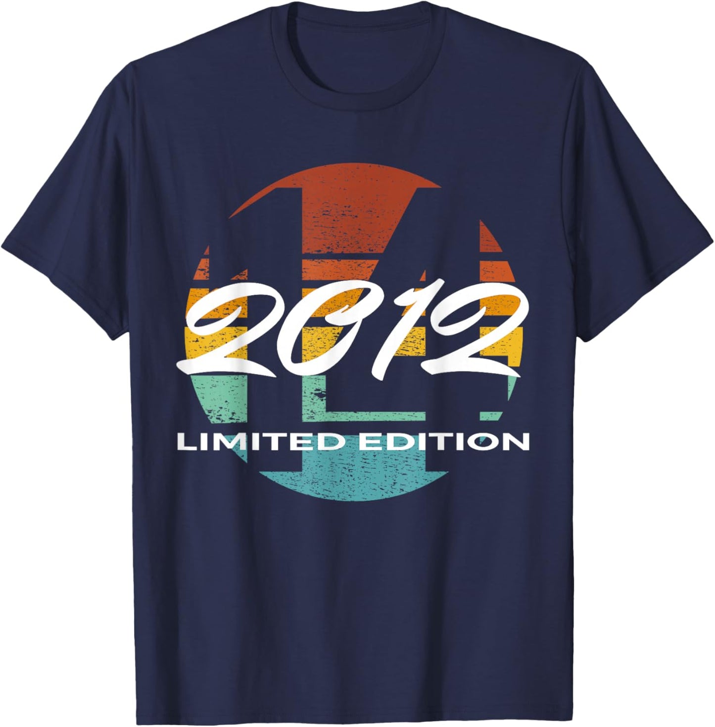 14th Birthday Girl boy 14 Years 2012 Funny Gift T-Shirt - T-Shirt | Navy