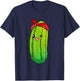 Funny Pickle Art For Boys Girls Kids Cucumber Pickle Novelty T-Shirt - T-Shirt | Navy