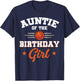 Auntie Of The Birthday Girl Basketball Sport Lovers T-Shirt - T-Shirt | Navy