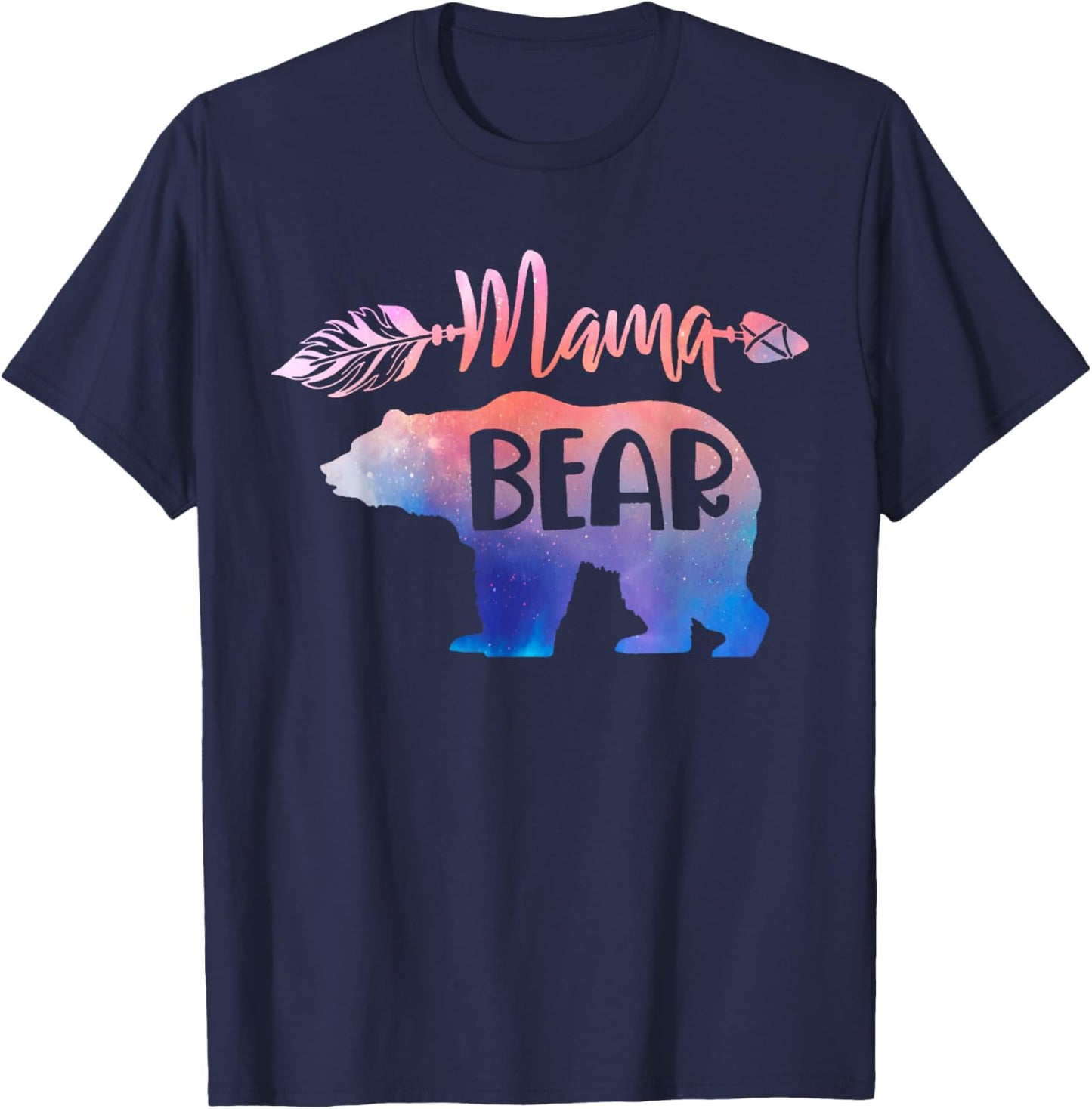 Funny Mama Bear Family Matching Kid Men Women Gifts T-Shirt - T-Shirt | Navy