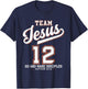 Jesus Baseball Team Jesus Christian Matthew 28:19 Verse T-Shirt - T-Shirt | Navy