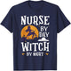 Nurse Witch Shirts Nurse By Day Witch By Night Halloween T-Shirt - T-Shirt | Navy