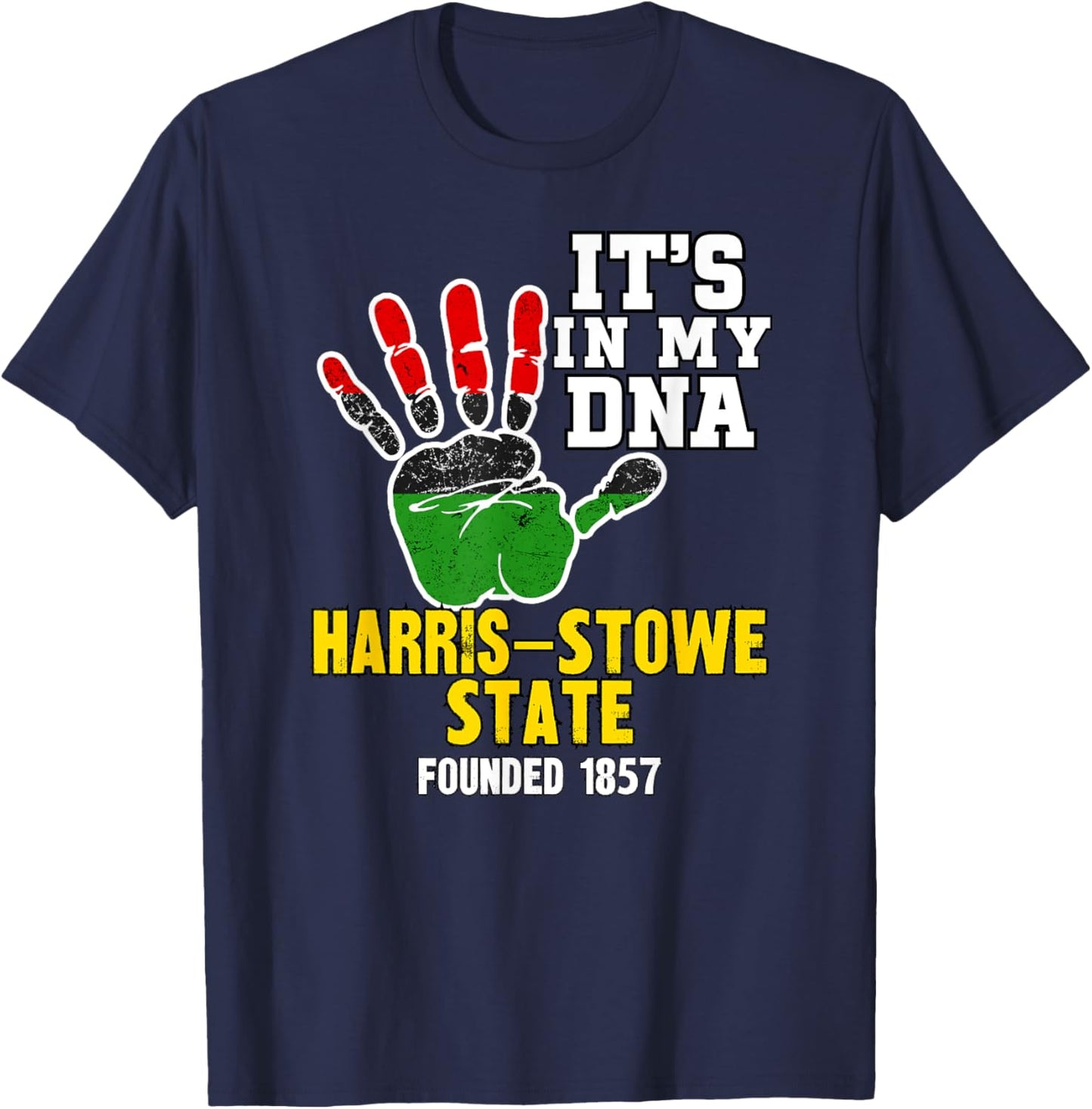 Harris–Stowe State, HSSU, Souvenir HBC Design T-Shirt - T-Shirt | Navy