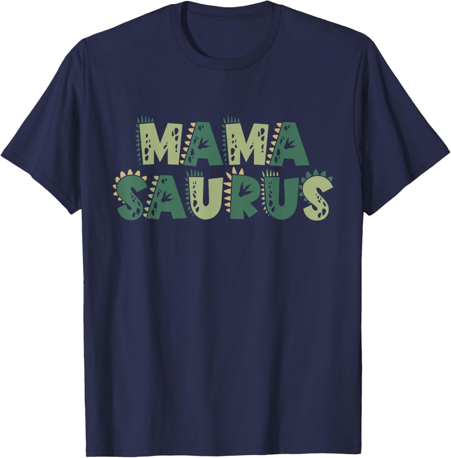 Mama Saurus Matching Family Birthday Dinosaur Men Women Kids T-Shirt - T-Shirt | Navy