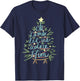 Oh Come Let Us Adore Him Christian Jesus Christmas Pajamas T-Shirt - T-Shirt | Navy