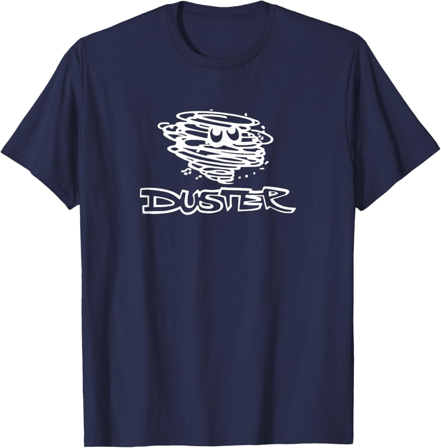 Vintage Duster Twister Decal Badge Emblem Classic CAR Art T-Shirt - T-Shirt | Navy