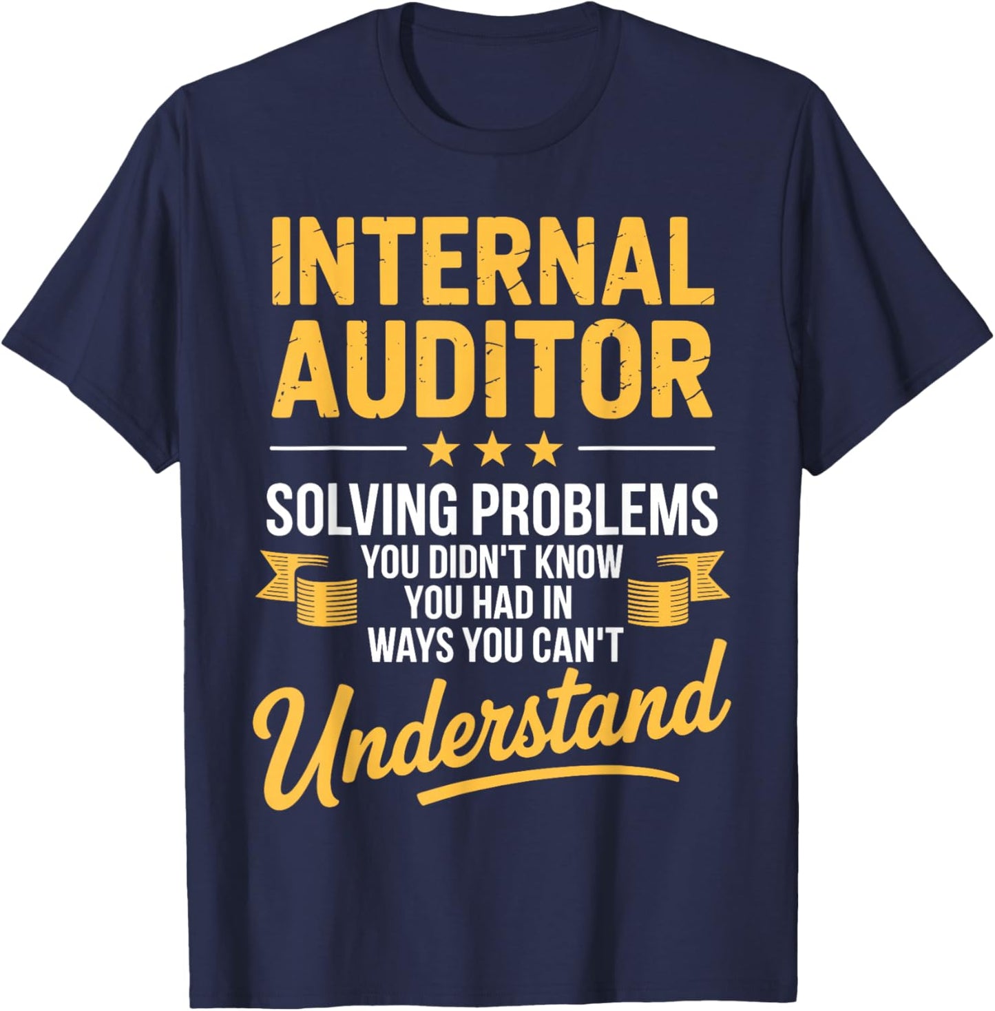 Funny Auditor Design Women Audit Compliance Auditor T-Shirt - T-Shirt | Navy