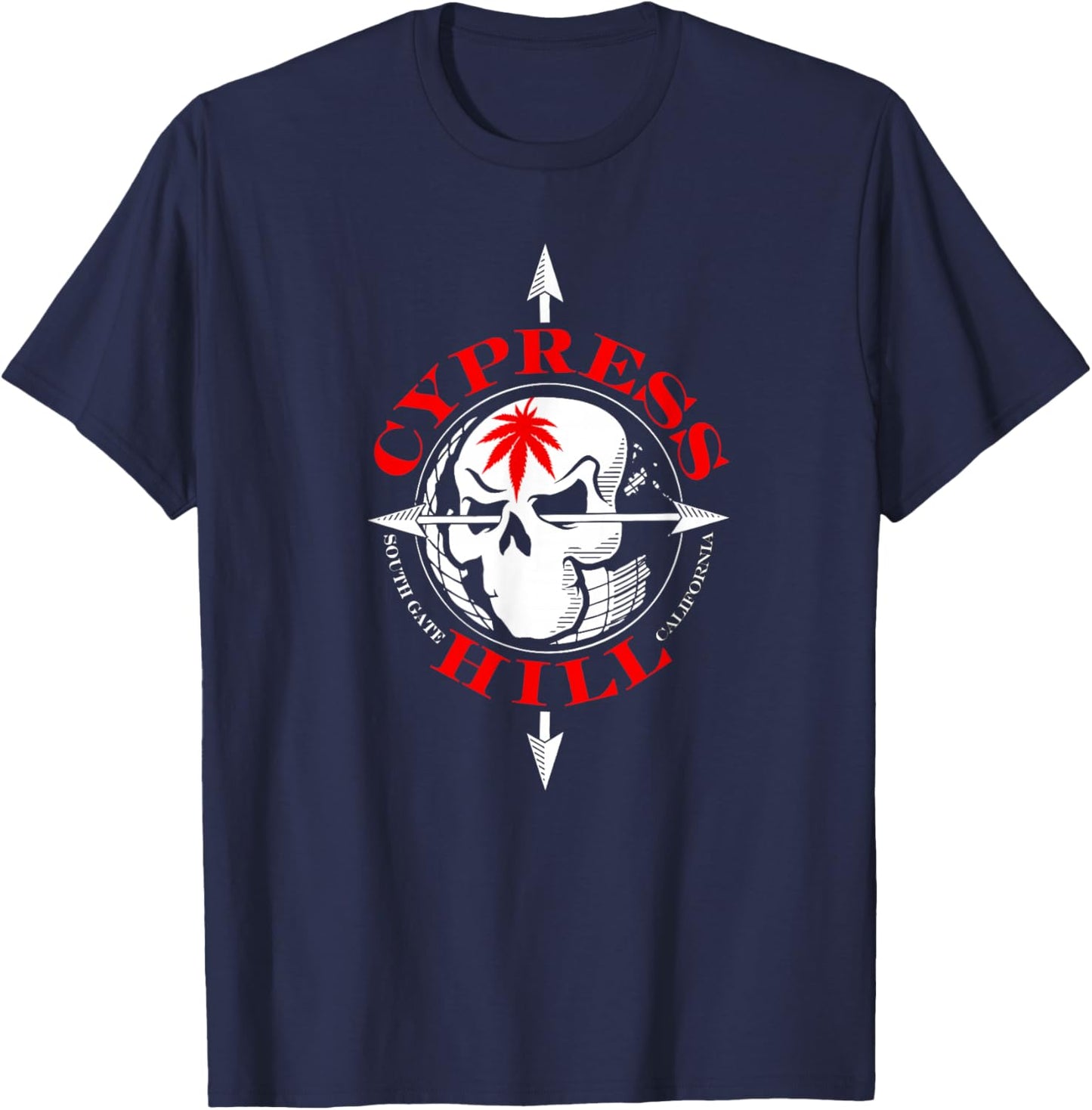 Cypress Hill Skull T-Shirt - T-Shirt | Navy