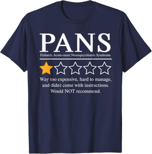 Pandas Awareness Day Pans Warrior Would Not Recommend T-Shirt - T-Shirt | Navy