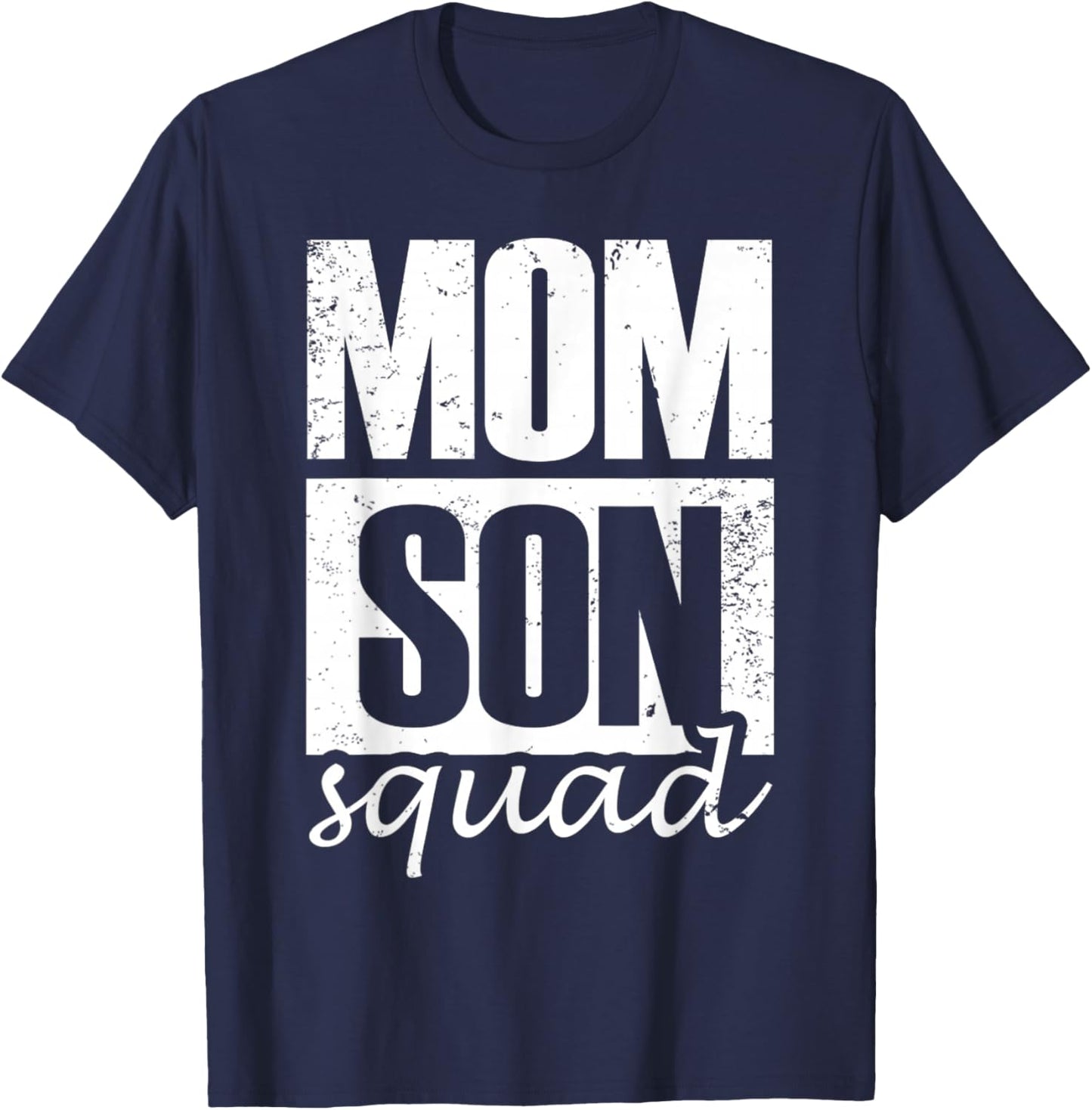 Mommy Son Squad Mom Sons Matching Mother's Day Mother Son T-Shirt - T-Shirt | Navy