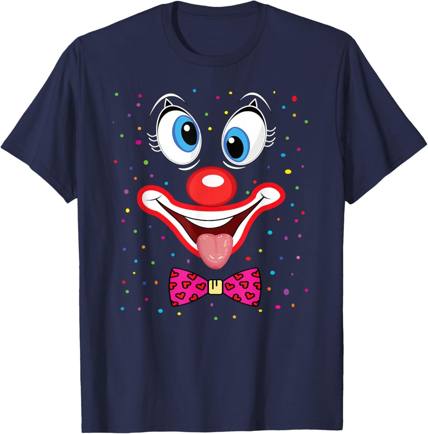 Clown Carnival Costume Carnival Clown Costume T-Shirt - T-Shirt | Navy