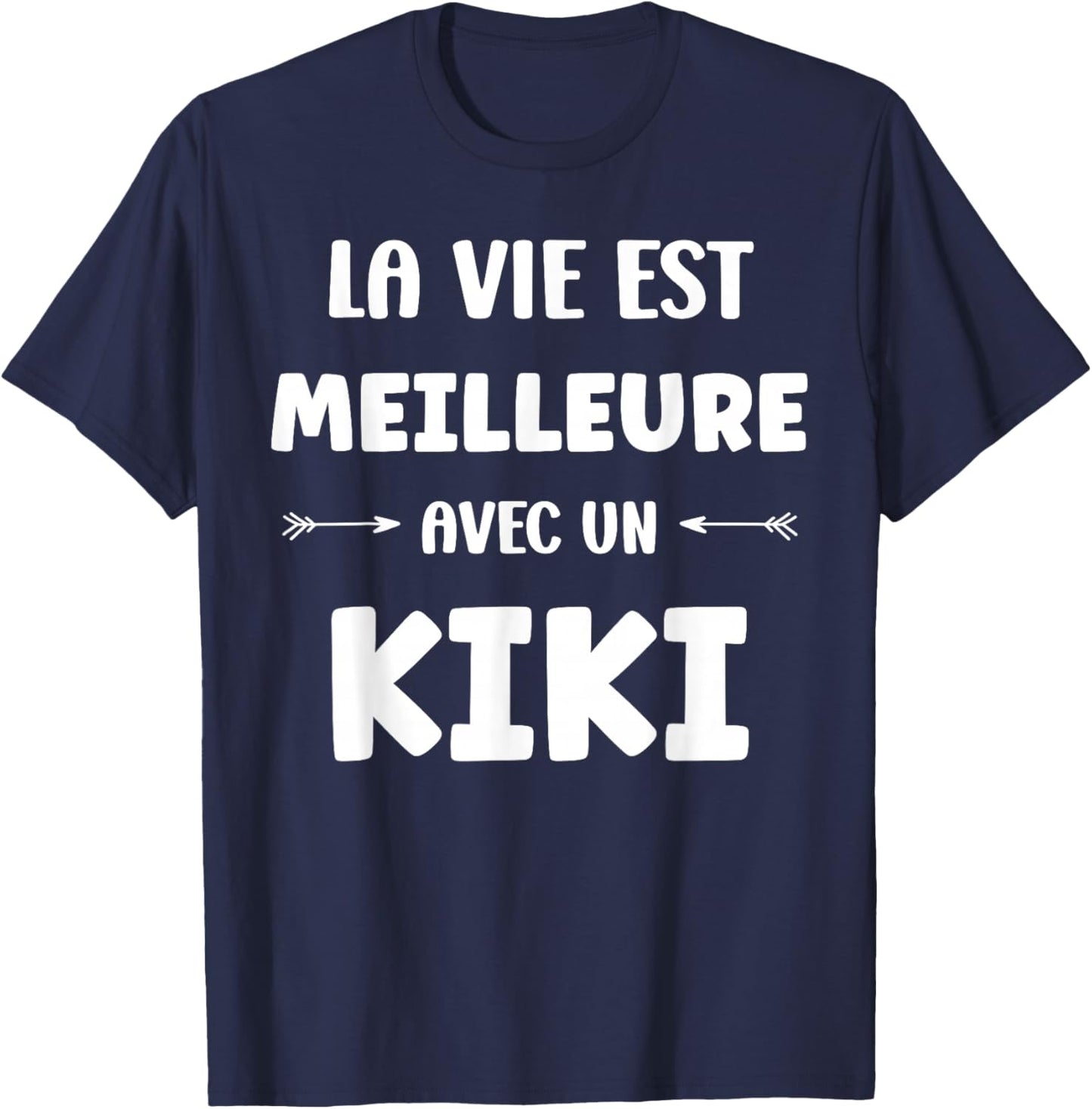 Quote Man Kiki Funny Funny First Name Humour with Kiki T-Shirt - T-Shirt | Navy
