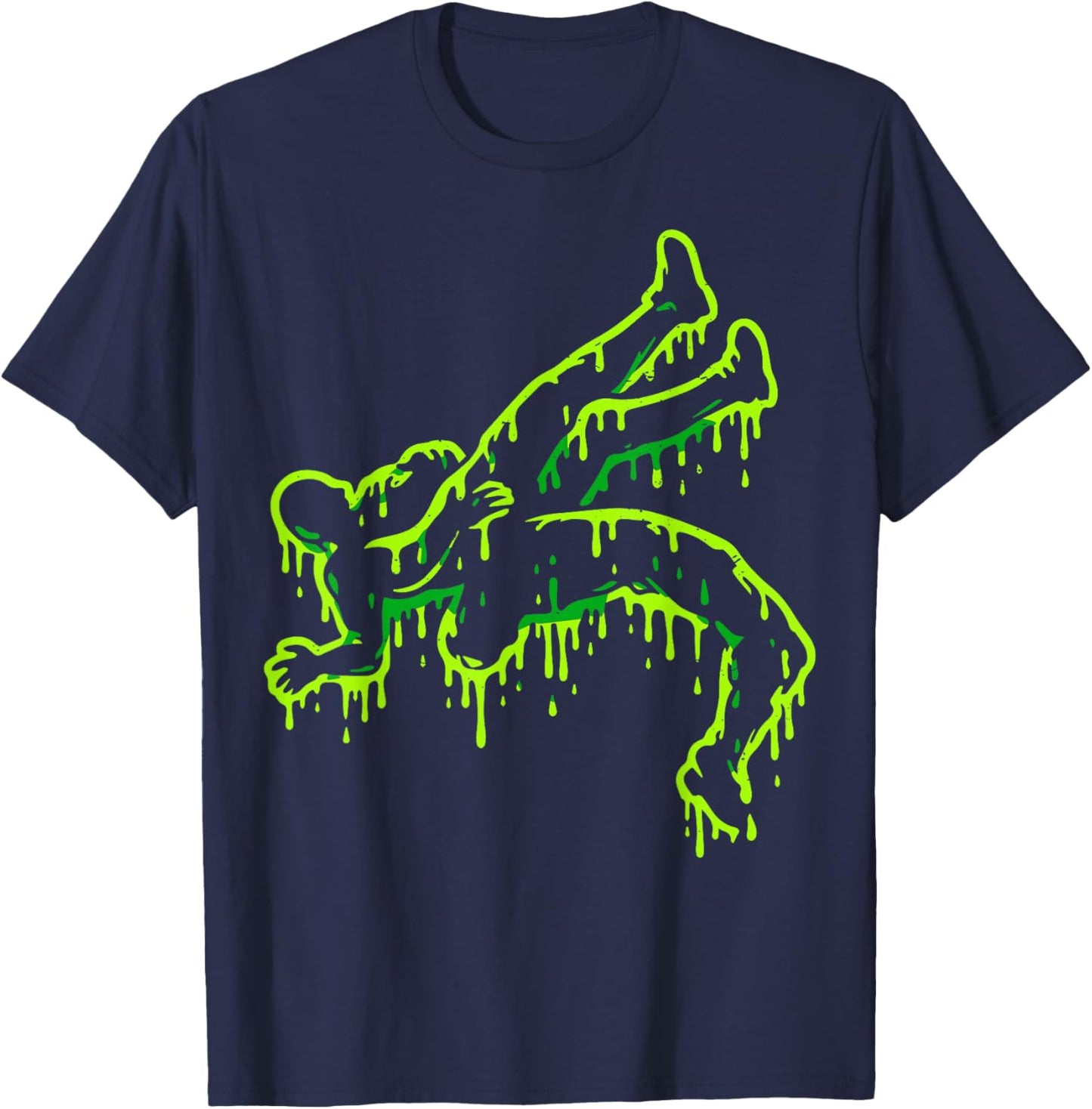 Youth Wrestling Drip Wrestle Toddler Teen Boy US Wrestler T-Shirt - T-Shirt | Navy