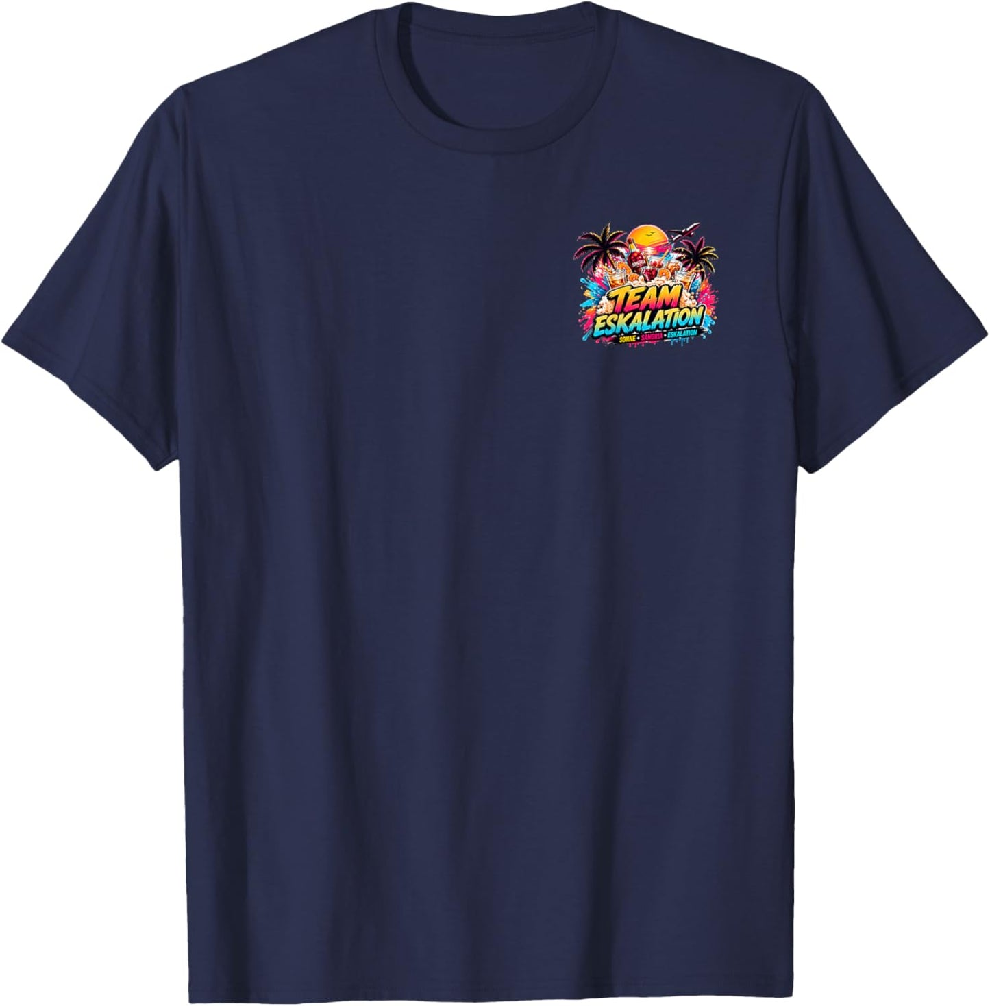 Team Eskalation Gruppenmotiv für Ausflug Wochenende Crew Spa T-Shirt - T-Shirt | Navy