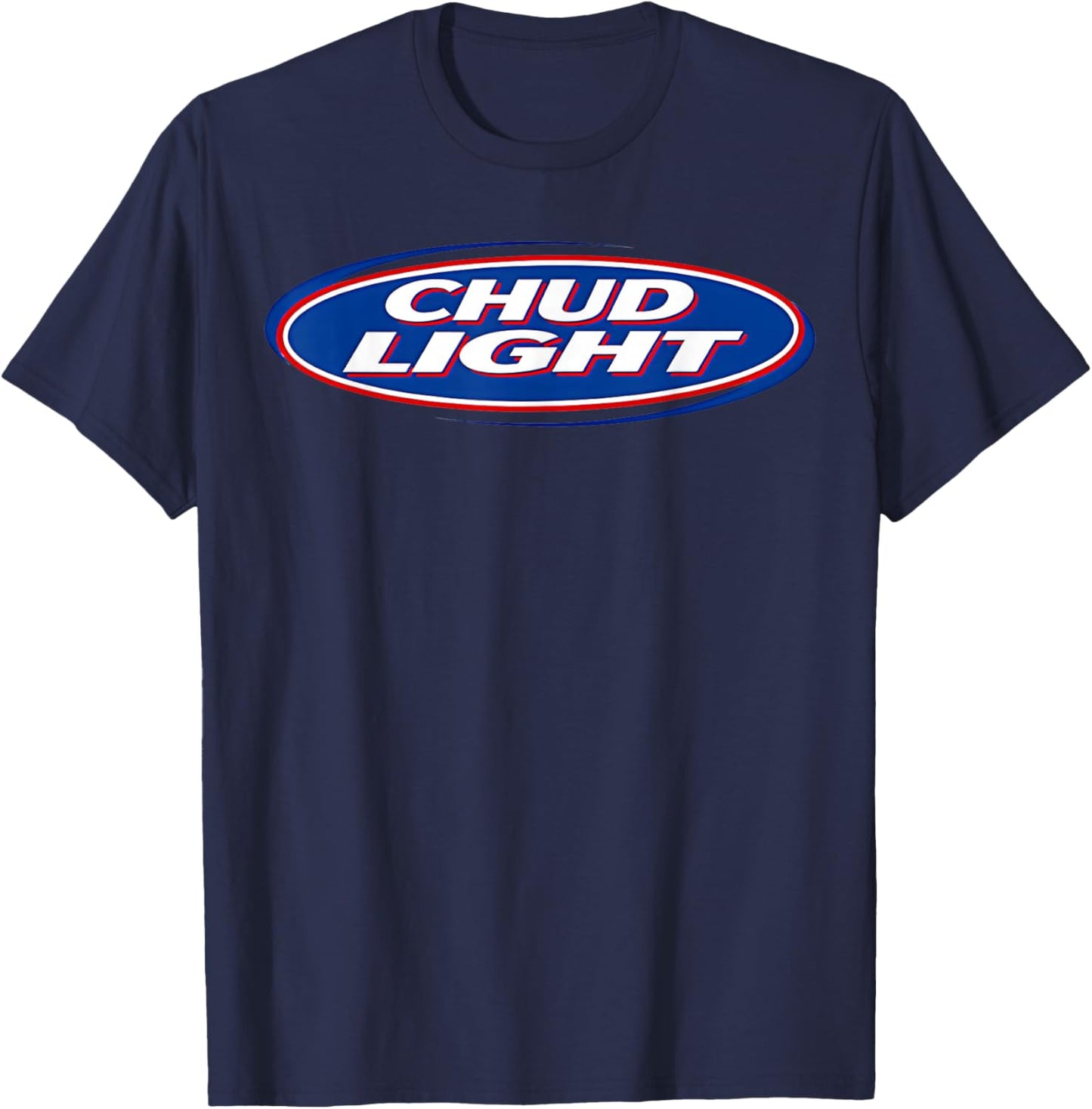 Chud Light Funny T-Shirt - T-Shirt | Navy