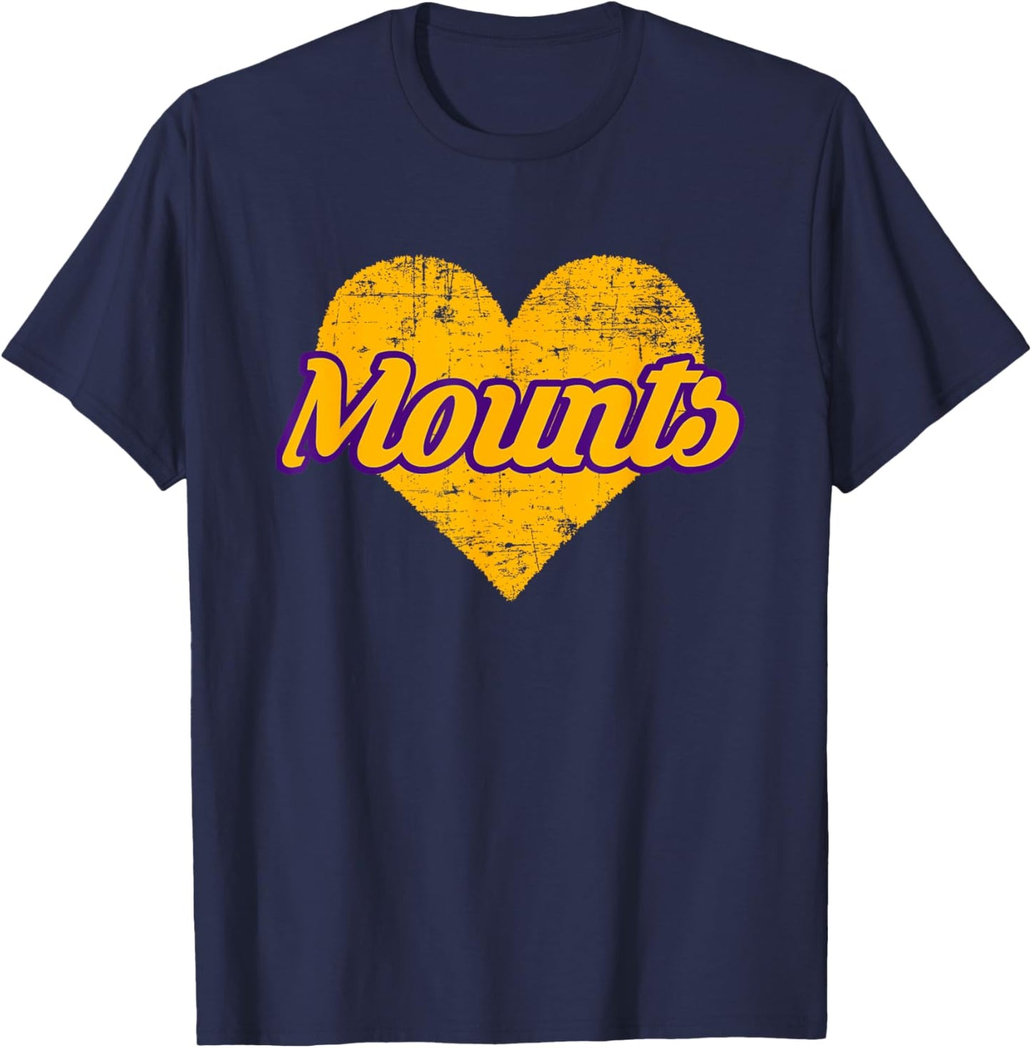 Ephrata Mounts Over Heart T-Shirt - T-Shirt | Navy
