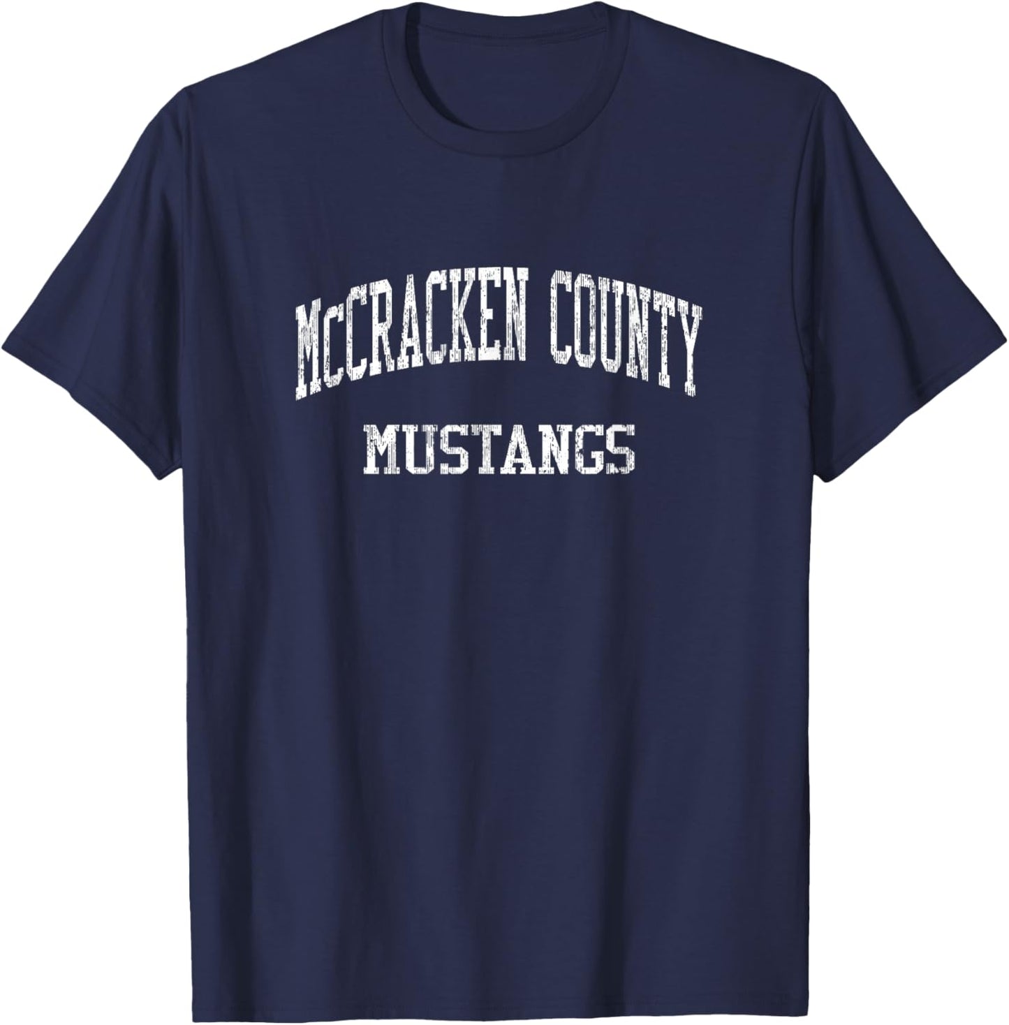 Mccracken County High School HS Paducah KY Vintage Sports T-Shirt - T-Shirt | Navy