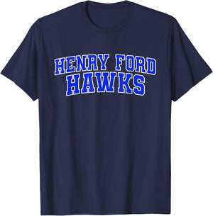 Henry Ford College Apparel Sports Fan T-Shirt - T-Shirt | Navy