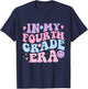 In My Fourth Grade Era Back to School 4th Grade Teacher Team T-Shirt - T-Shirt | Navy