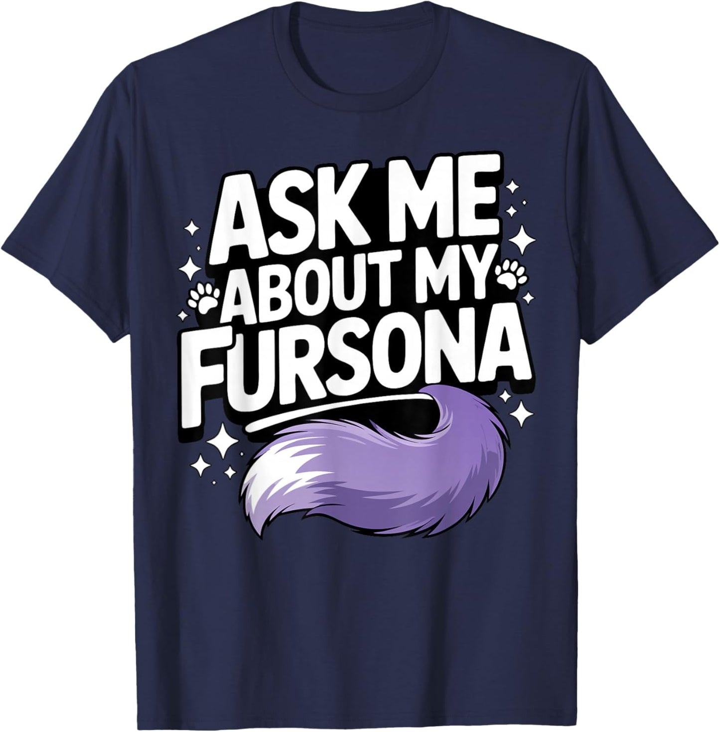 Fursonas Furry Fandom Animal Cosplay T-Shirt - T-Shirt | Navy