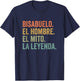 Bisabuelo Spanish Great Grandfather T-Shirt - T-Shirt | Navy