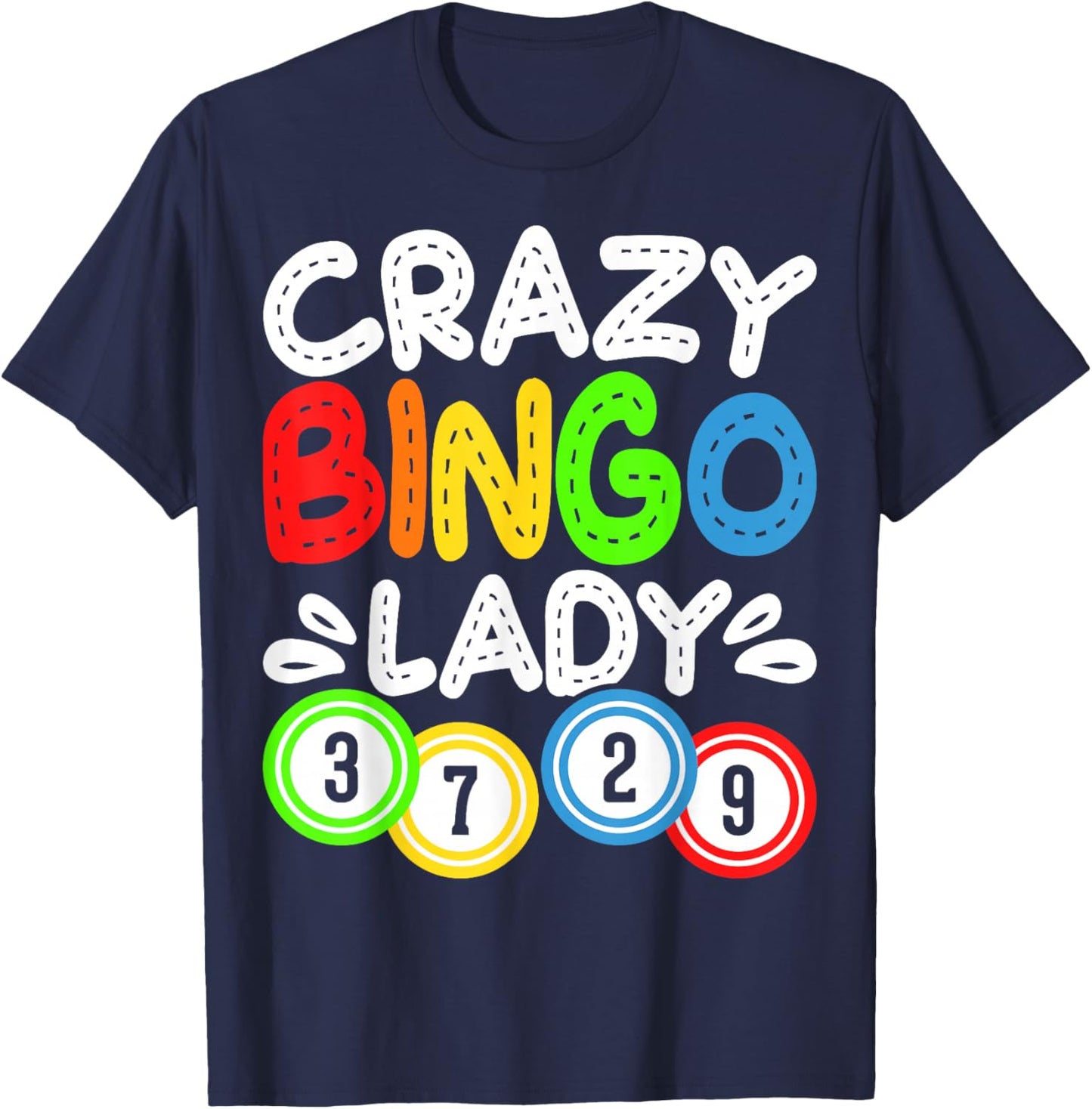 Bingo Player Design Bingo Caller Gambling Bingo Lover T-Shirt - T-Shirt | Navy
