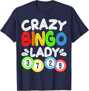 Bingo Player Design Bingo Caller Gambling Bingo Lover T-Shirt - T-Shirt | Navy