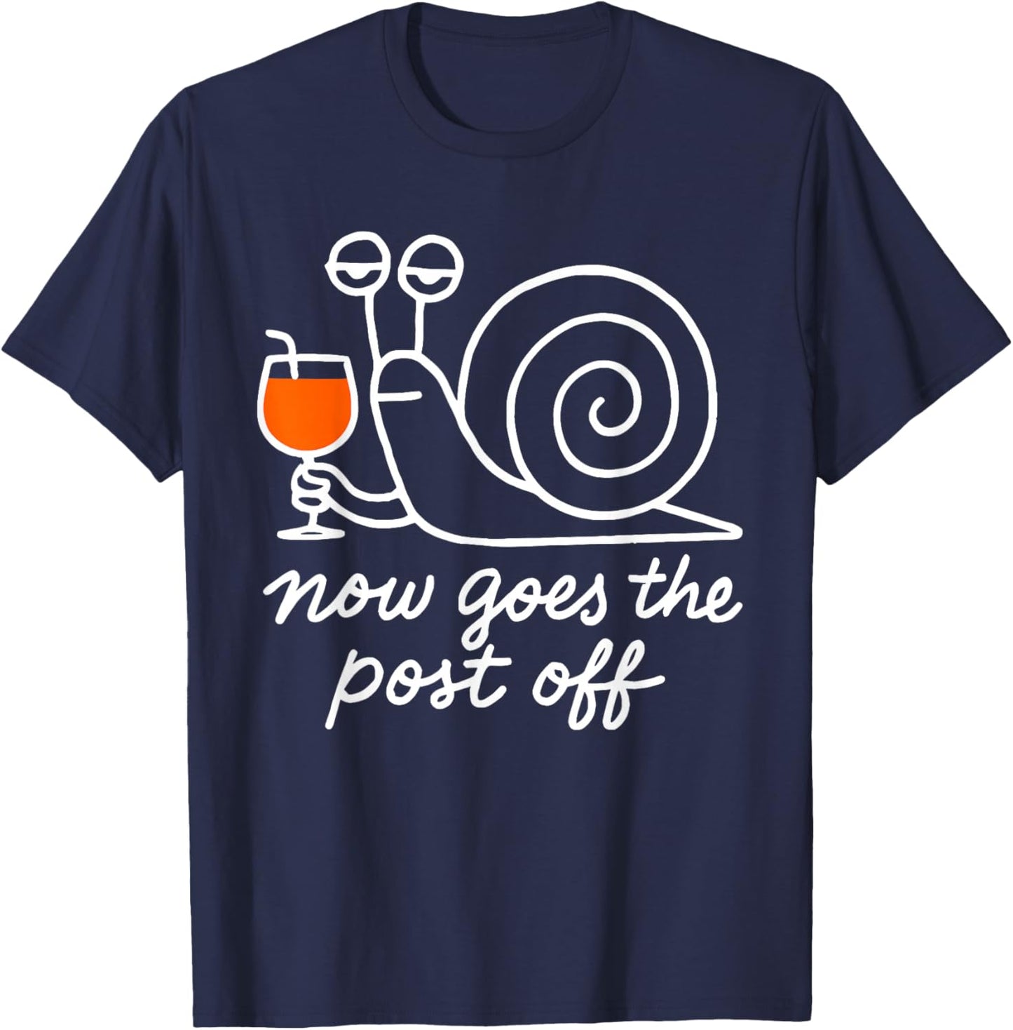 Now Goes The Post Off T-Shirt - T-Shirt | Navy